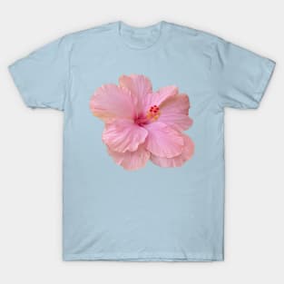 Cute Pink Hibiscus Flower T-Shirt